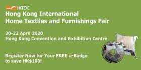 Hong Kong International Home Textiles & Furnishings Fair 2020