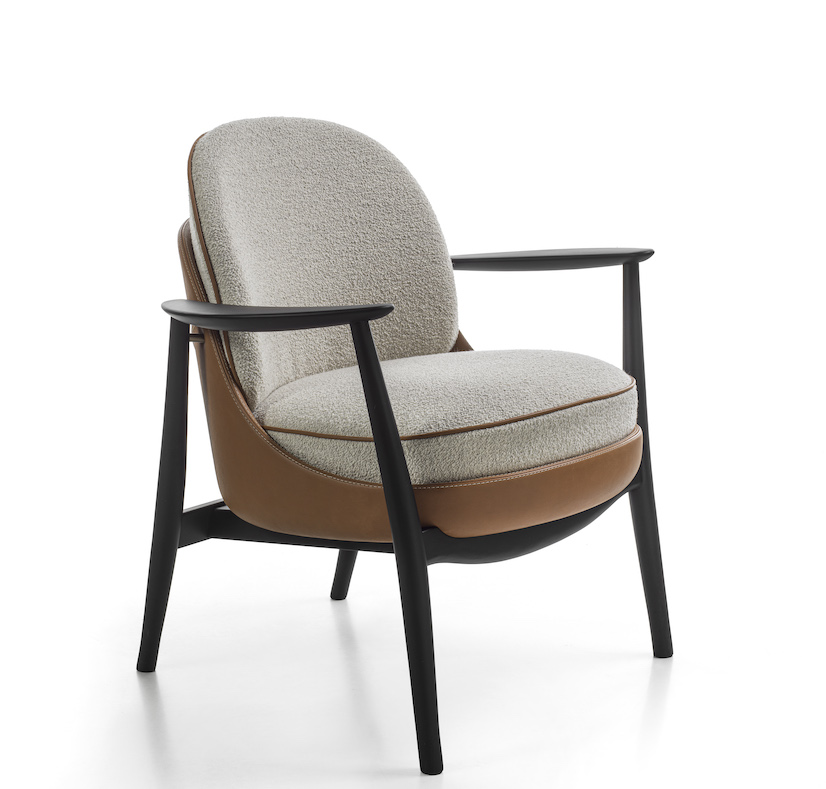 Ginkgo : le fauteuil né de la collaboration entre Porada et le jeune designer Niccolò Devetag