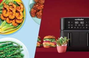 Nutribullet air fryer double bacs