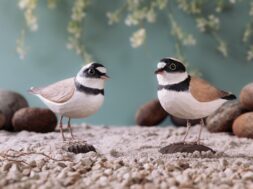 WILDLIFE GARDEN GWG4449_DecoBird_LittleRingedPlover_Lifestyle